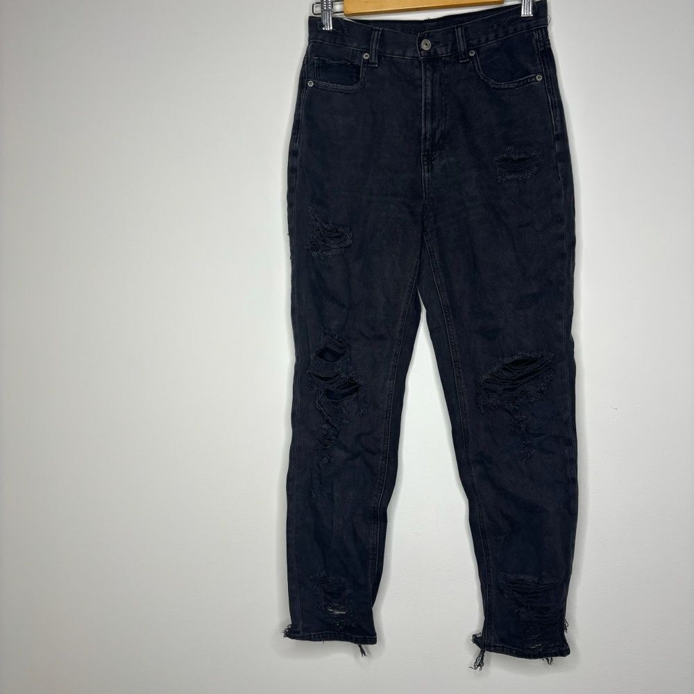 American Eagle- Black Jeans with Rips